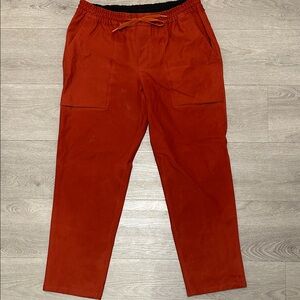 lululemon athletica Men's Red Cargo Pants